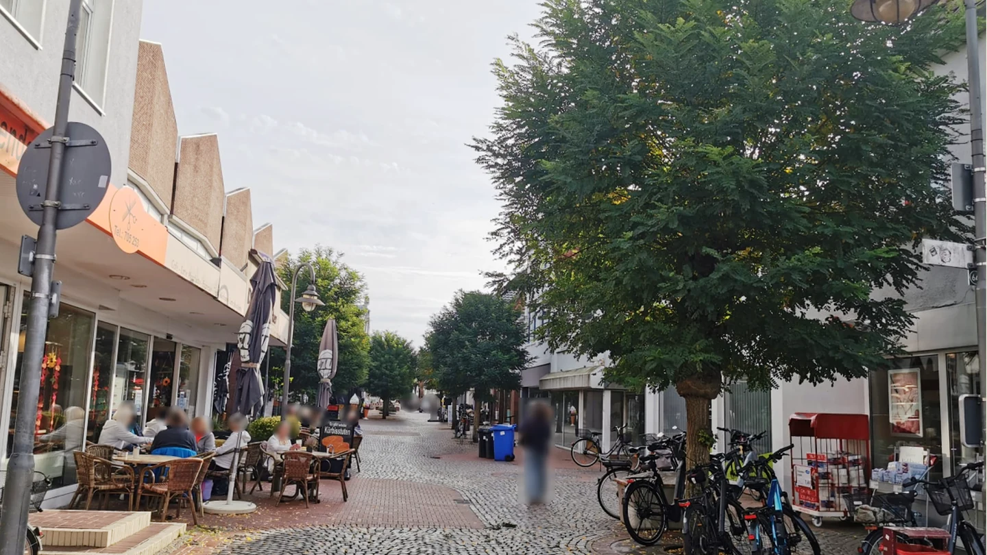 Fußgängerzone in der Braker Innenstadt