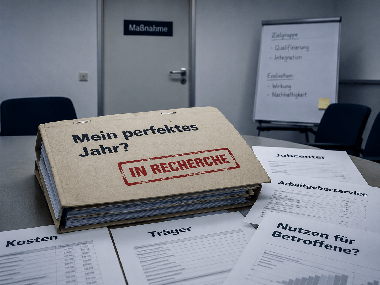 Recherchebild zur Maßnahme Mein perfektes Jahr und Jobcenter-Fragen