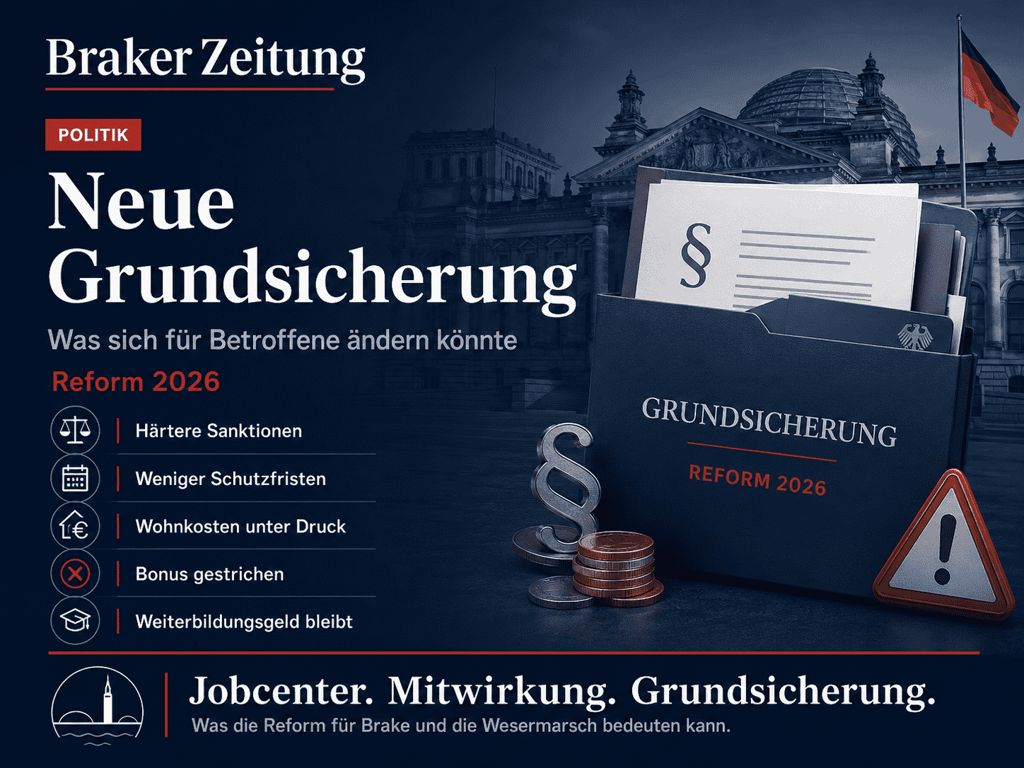 Sharebild zur Reform der neuen Grundsicherung 2026
